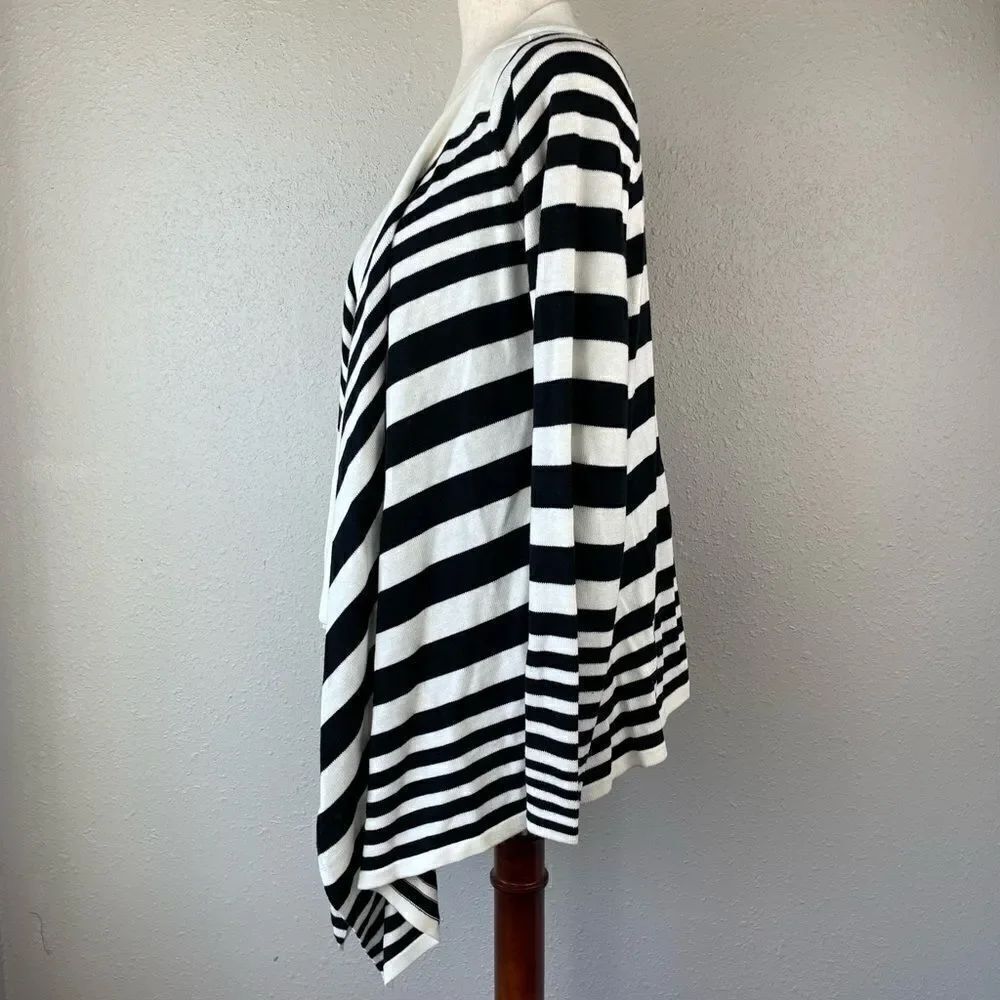 AVA Open Front Cardigan Sweater Size L EUC - Picture 3 of 7